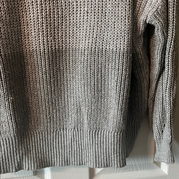 American Eagle Outfitters Gray Cowl Neck Sweater - Picture 2 of 4